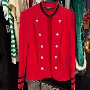 Tommy Hilfiger Women's Scarlet Double-Breasted Blazer